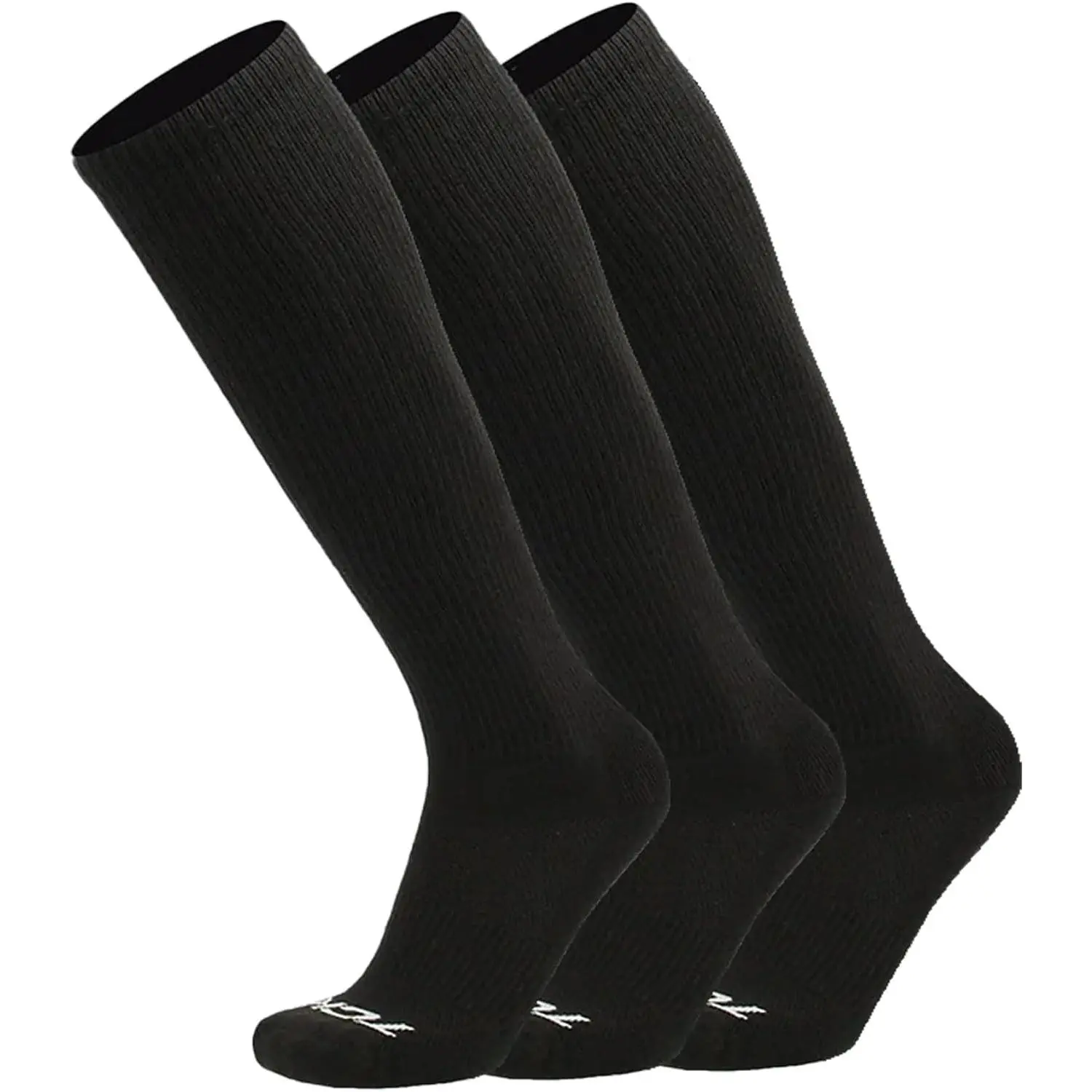 Over the Calf Moisture Wicking Work Boot Socks for Men & Women – Tall Cushioned Knee High, 6 Pack, Shoe Sizes 9-11 / 10-13 / 13-15(Gift)