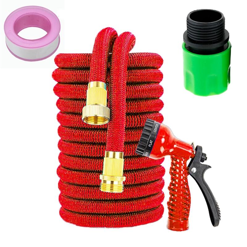 Expandable Garden Hose High Pressure Multi-Function Watering Wash Car Soft Tube Irrigation Pipe, Durable & Flexible Gardening Tool