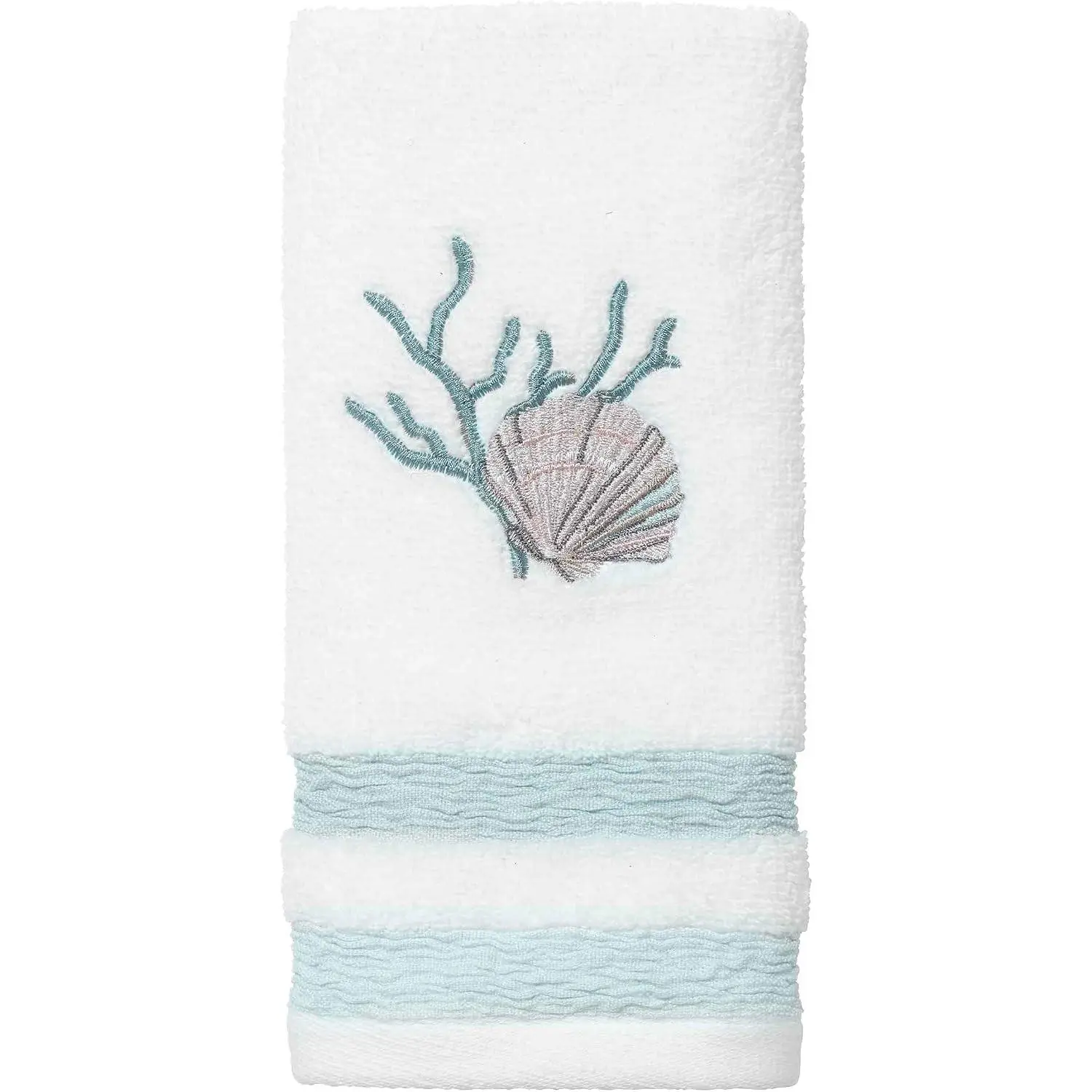 Soft & Absorbent Cotton Fingertip Towel (Coastal Terrazo Collection)(Gift)