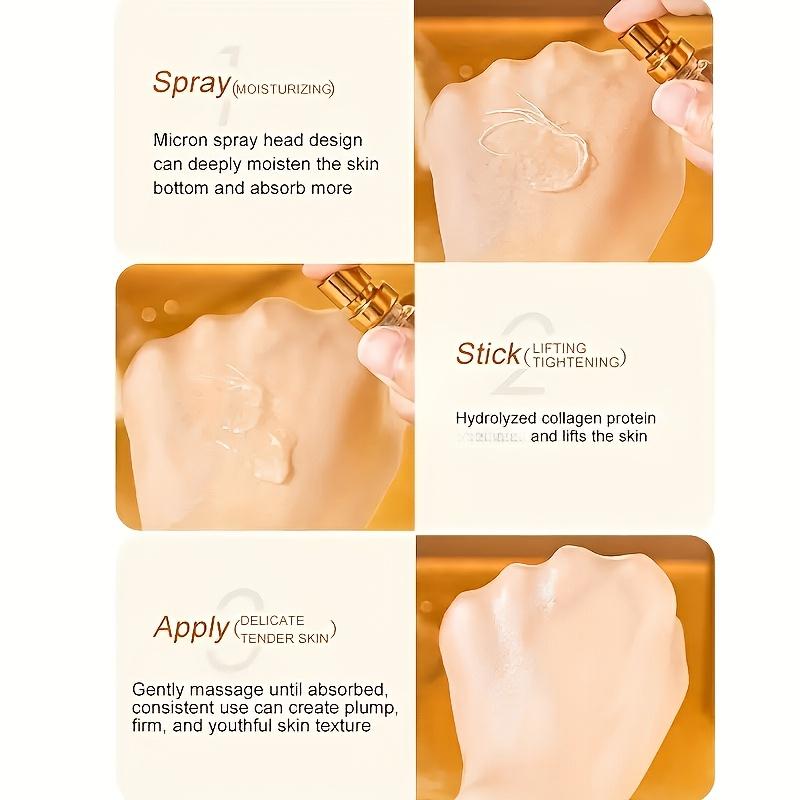 1set Instant Lift Collagen Protein Thread Set, Face Filler Absorbable Thread Firming Silk Fibroin Line Carving Face Essence Gifts