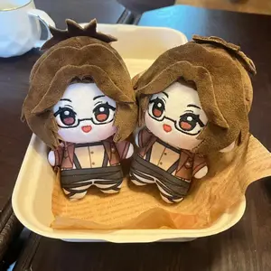 10cm Anime Levi Ackerman Cosplay Plush Doll Pendant Attack On Titan Eren Stuffed Plush Toy Fans Desk Decoration Birthday Gif