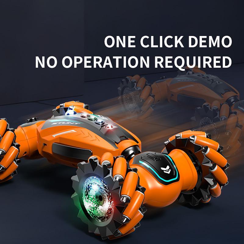 Remote Control Car, 4WD RC Drift Car Toy with Gesture Sensing Function, 360° Rotation Transform RC Car, RC Stunt Car for Boys and Girls