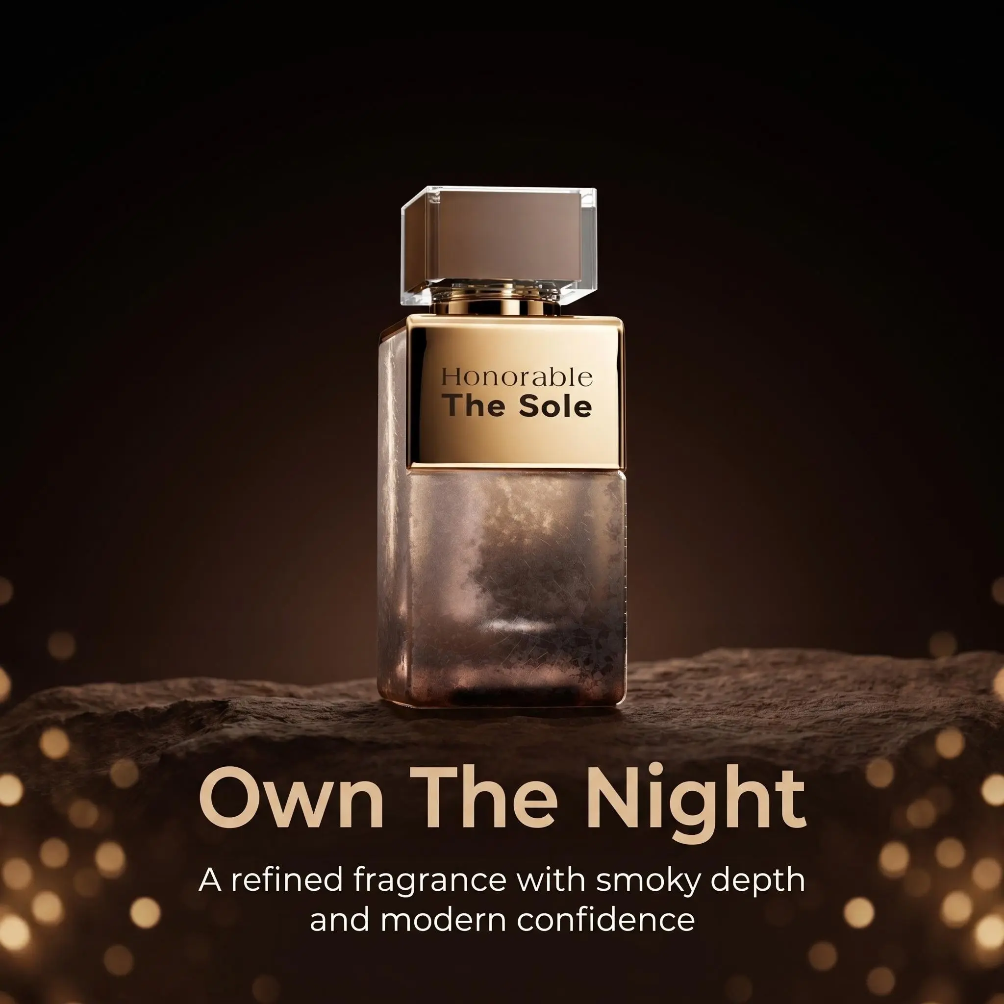 Honorable The Sole Unisex Woody Amber EDP 100ml | 8-12H Long Lasting Soft Sillage, Office Friendly Cedar Chestnut Scent Luxury Gradient Frosted Bottle For Men Women Perfect Gift #PerfumeTok #WoodyPerfume