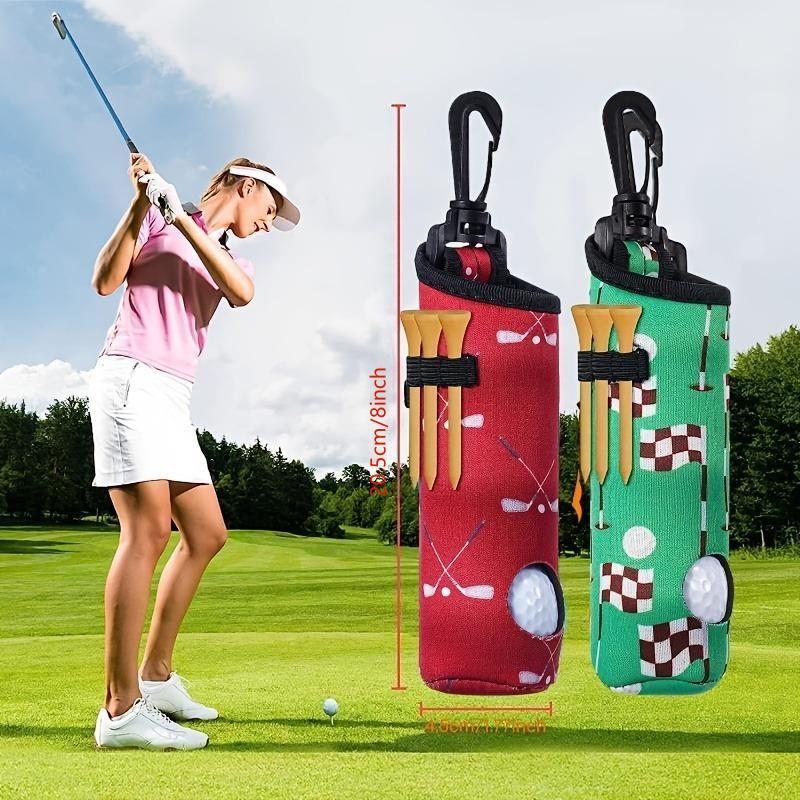 Christmas Golf Gear Storage Bag, 1 Count Durable Diving Fabric Golf Club Storage Bag, Compact & Portable Golf Accessories for Outdoor