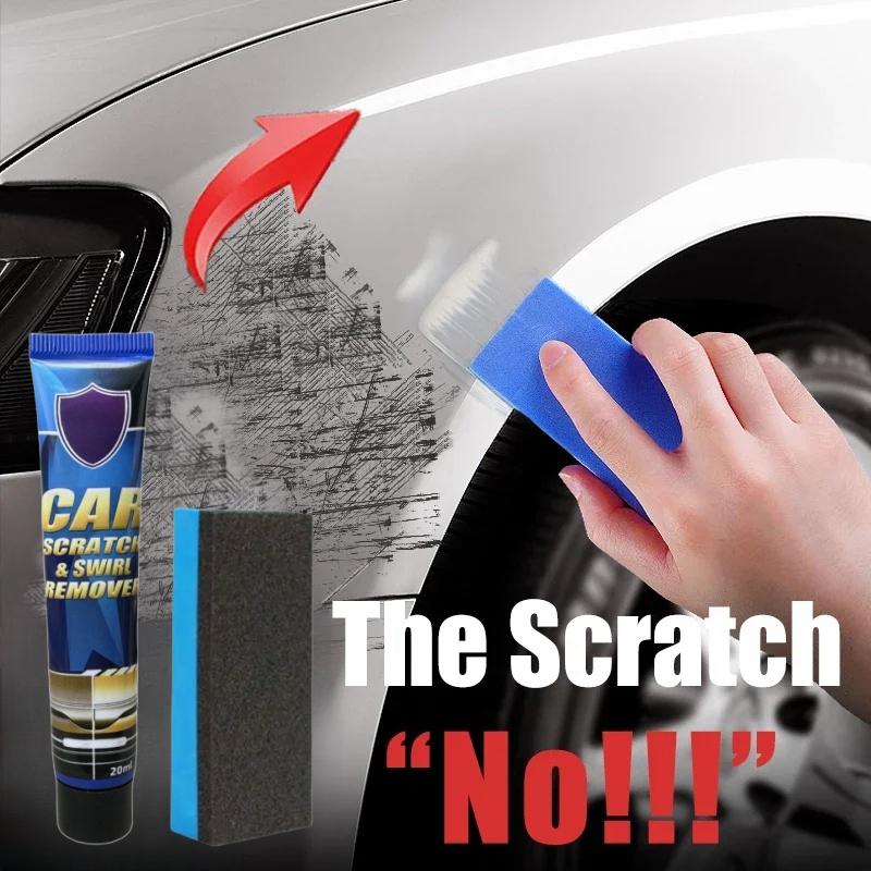 Car Scratch & Swirl Remover, 1 Set Car Paint Scratch Repair Polishing Cream with Sponge, Universal Car Paint Care Product, Professional Car Paint Care Product, Cleaner Remover, Detailing, Automotive, Car Detailing Accessories