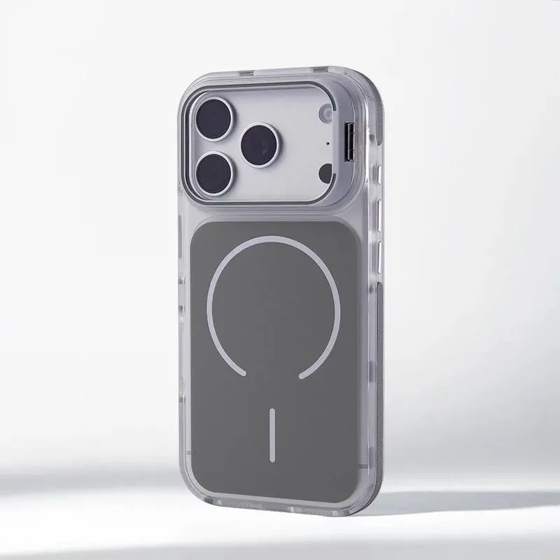 Magnetic Shockproof iPhone Case with Camera Stand Strong MagSafe TPU Matte Protective Case for iPhone 17 Air 17 16 15 14 13 12 Pro Max Plus,Vintage,Christmas,Delight