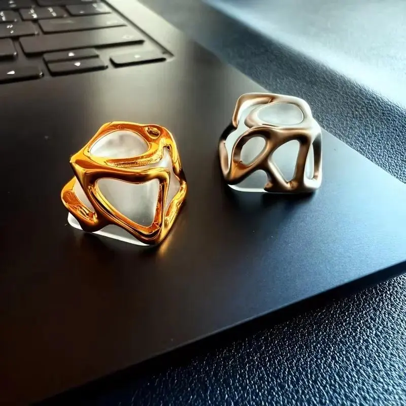 Electroplated Liquid Metal ABS Keycaps Cross MX Interface Custom Key Cap Mechanical Gaming Keyboard DIY Modification Accessories