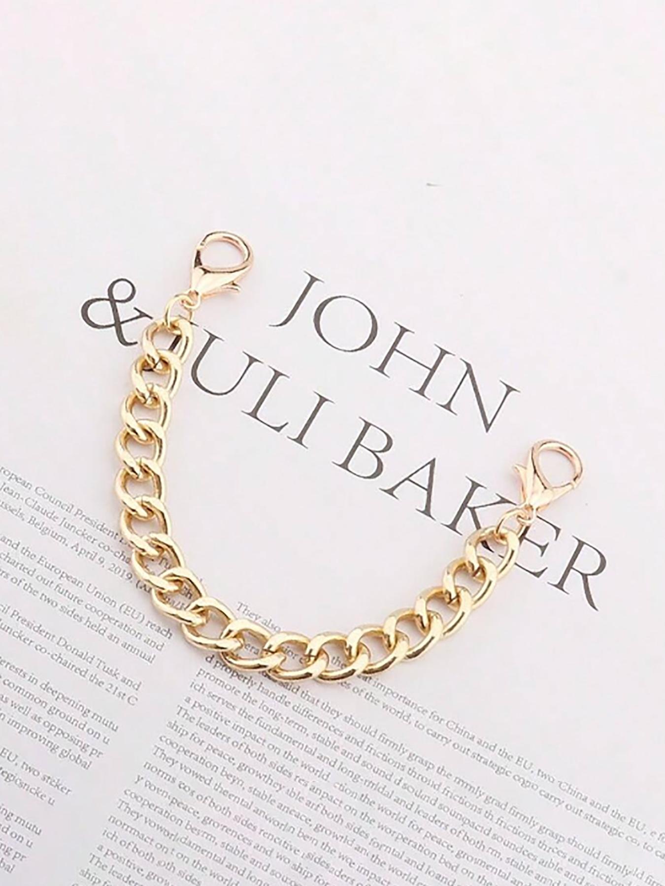 Unisex Street Style Chain Bag Strap, 2024 New Style Fashionable Bag Strap for Women & Men, Trendy All-match Bag Accessories for Bag Diy Decoration