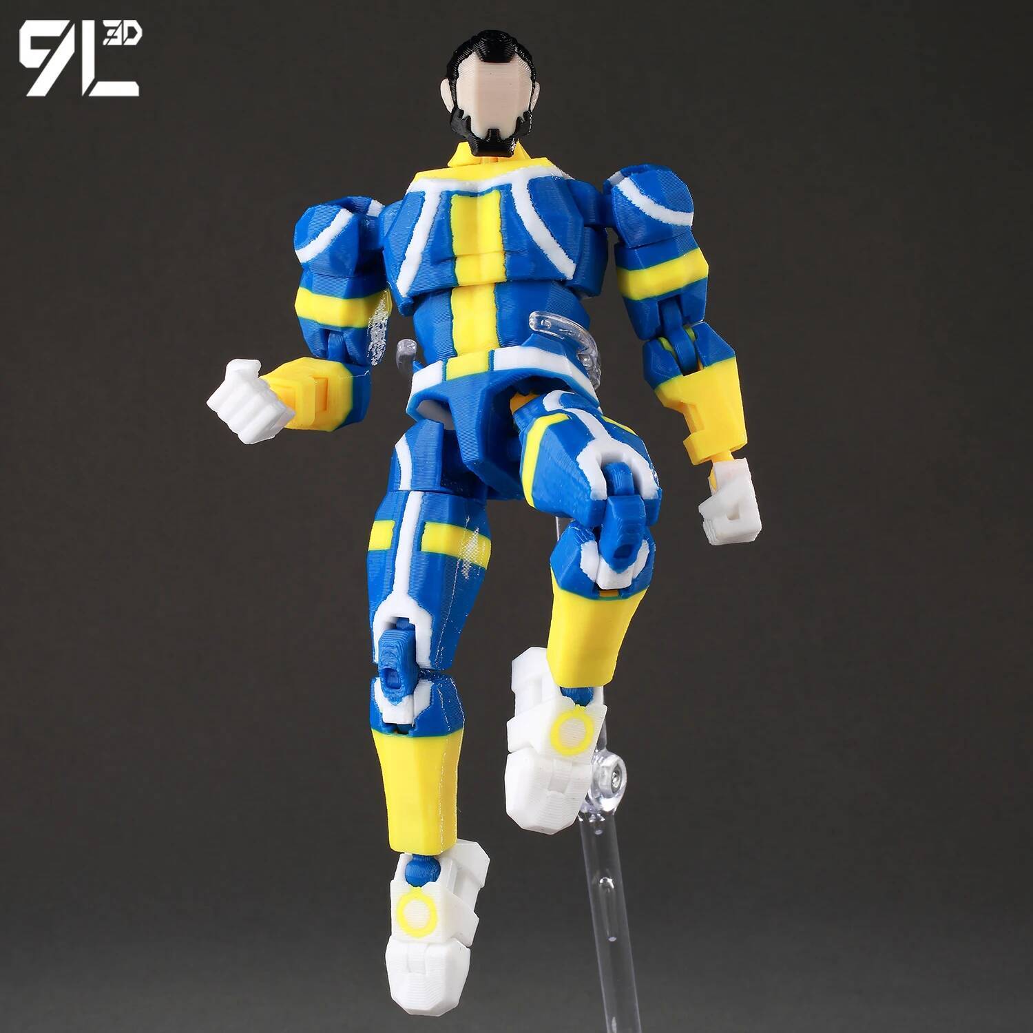9L3D Lucky 13 Invincible Boy Conquer Omni Action Figure 3D Printed Anime Model Multi-Jointed Poseable Collectible Toy Gift Fan 9L3D Lucky 13 Invincible Boy Conquer Omni Action Figure 3D Printed Anime Model Multi-Jointed Poseable Collectible Toy Gift Fan