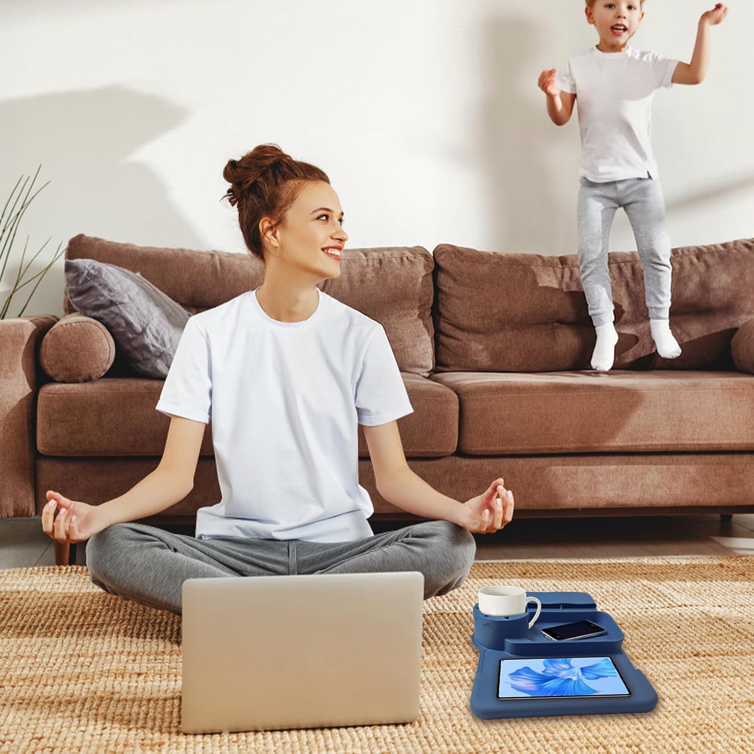 Beverage silicone sofa coasters, multi-functional sofa armrests, cup holders, inner cup supports, cup holders, storage trays