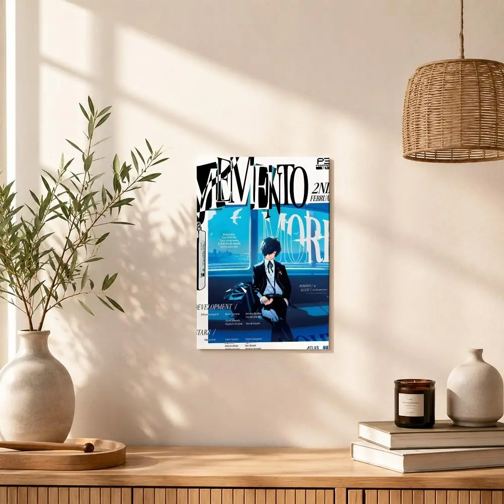 P-Persona 3 4 5 Royal anima game Poster HD Waterproof DIY Wall Art Prints, Vivid Self Adhesive Poster, Vibrant Illustrations, Anti Fade Home Decor For Bedroom Living Room Bar, Awesome Gift Option