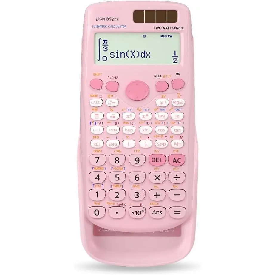 Scientific Calculators,  Solar Scientific Calculator 417Function | Desktop Math Calculators School Supplies Suitable for High School and College Students Algebra and Other Math Textbooks