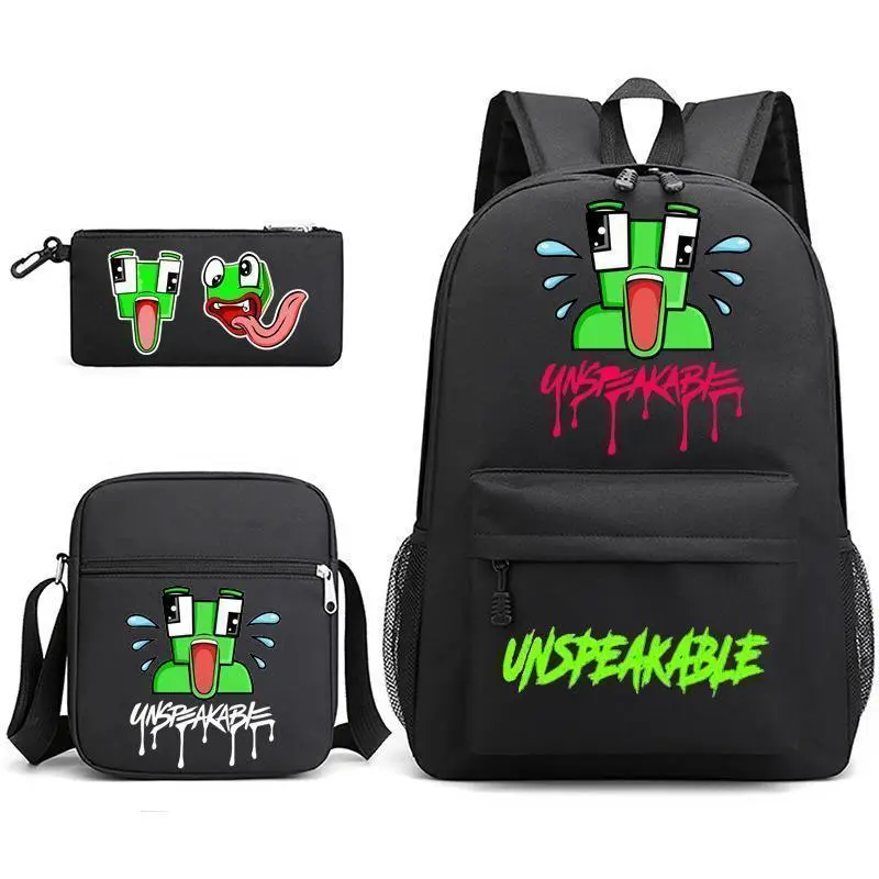 UNSPEAKABLE Anime Backpack for Women/Men/Teens, Day Packs Knapsacks Casual Backpacks Gift for Gym Travel Camping Outdoor Work Business