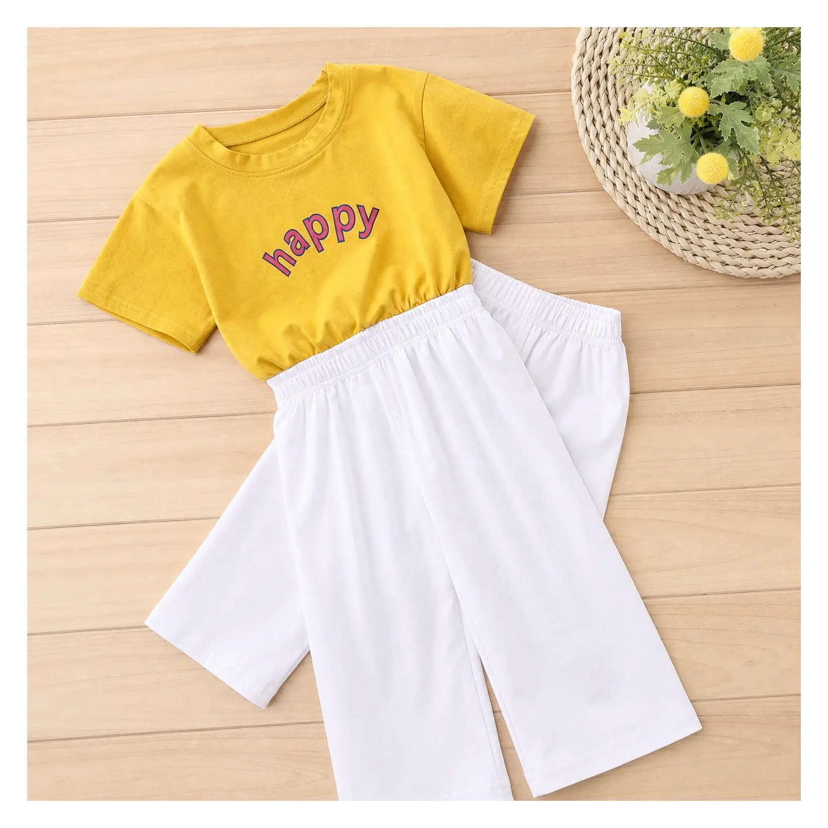 Karate Gi Pants for Adults & Kids - Martial Arts Student Uniform Pants with Elastic Drawstring Waist, Wide Crotch Design, Full Range of Motion, Breathable & Washable, Size 0000-6Gift