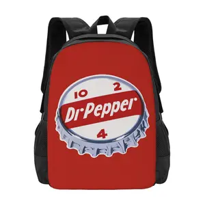 Dr.Pepper 6 Backpack Fashion Travel Backpack Laptop Backpack 16ch Simple And Large Capacity