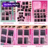 【Black Friday】Lash Cluster Kit, False Eyelash Set, Voluminous 30D D-Curl Lash Clusters in Mixed 10–18 mm Lengths, Natural and Fluffy Volume, Easy-to-Apply DIY At-Home Lashes, Perfect for Beginners, Lash Gift Pack #GLOBAL PICKS