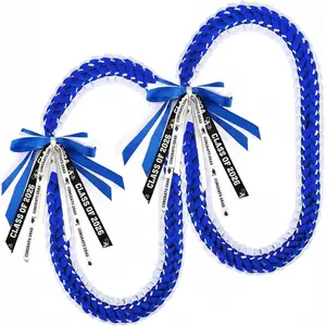 Graduation Leis 2026 Graduation Ribbon Lei graduation necklace Graduation Leis Class of 2026 Graduation gift Braided necklace for men and women party accessoriesGift.