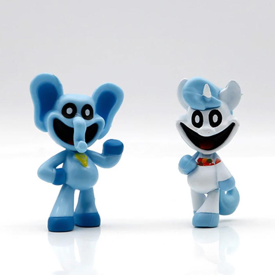 8pcs-set S-m-iling Figures Anime kawaii Catnap Doll PVC Model Toy Catnat Desktop Decoration Children Birthday Gifts