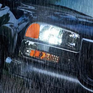 Nilight 1999 2000 2001 2002 2003 2004 2005 2006 GMC Sierra Yukon Headlight Assembly Black Case Amber Reflector