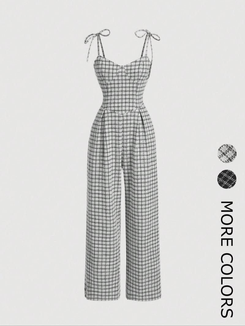 Women's High Waist Belted Slimming Elegant Jumpsuit, Sleeveless Design, Perfect for All Seasons, Stylish and Comfortable