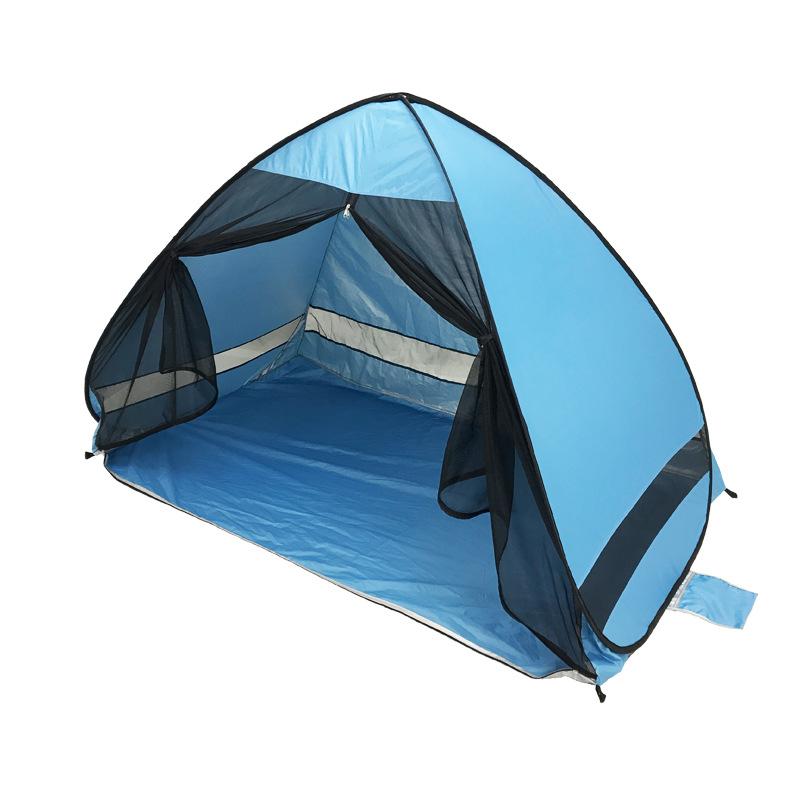 Gauze tent, fully automatic 2-second quick opening anti-mosquito beach sunshade