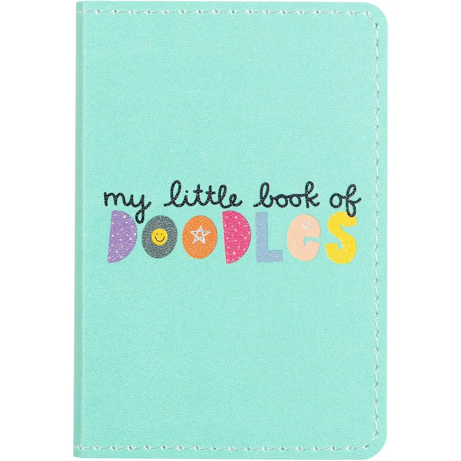 Travel Sketchbook, 100 Unlined Pages, Mini Pocket Notebook | 3x4.5 Inches, Vegan Leather Journal for Drawings,  and Thoughts