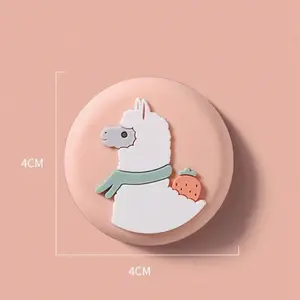Anti-Collision Pads, 4-Piece Door Handle Protectors, Silicone Door Back Stickers, Cartoon Wall Decals, Home Safety Accessories