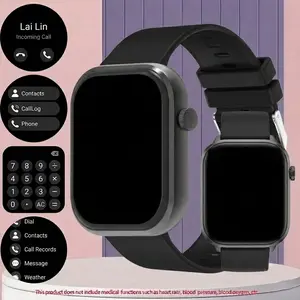 2026 Full Touchscreen Smartwatch, Wireless Calling, Music Playback, Remote Camera Control, Step Tracking, iOS & Android Compatible, Unisex