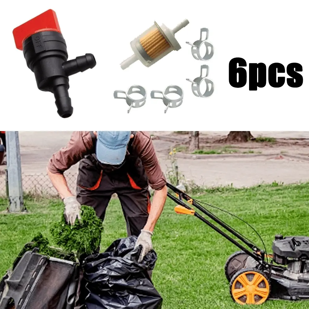 6 pcs lawn mower accessory set, suitable for various garden lawn mowing equipment, is a practical accessory for daily maintenance and replacement, providing suitable parts for equipment supplementation