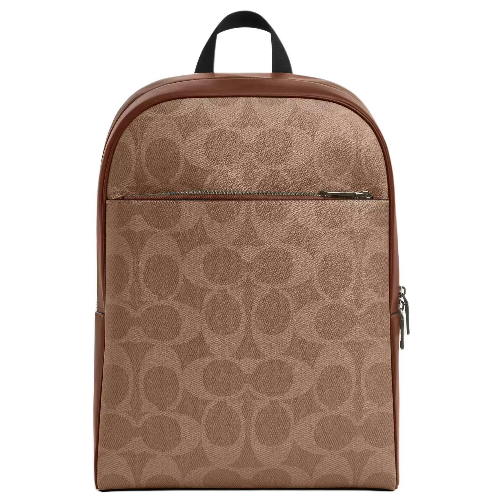 COACH Owen 29 Zip-Top Coated Canvas Backpack – Men’s Vintage Brown