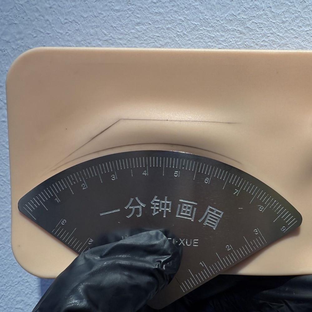 Drawing Eyebrow Desgin Ruler Microblading Mapping Tool Shaping Permanent Makeup Drawing Guide Ruler Stencil Tattoo Supplies