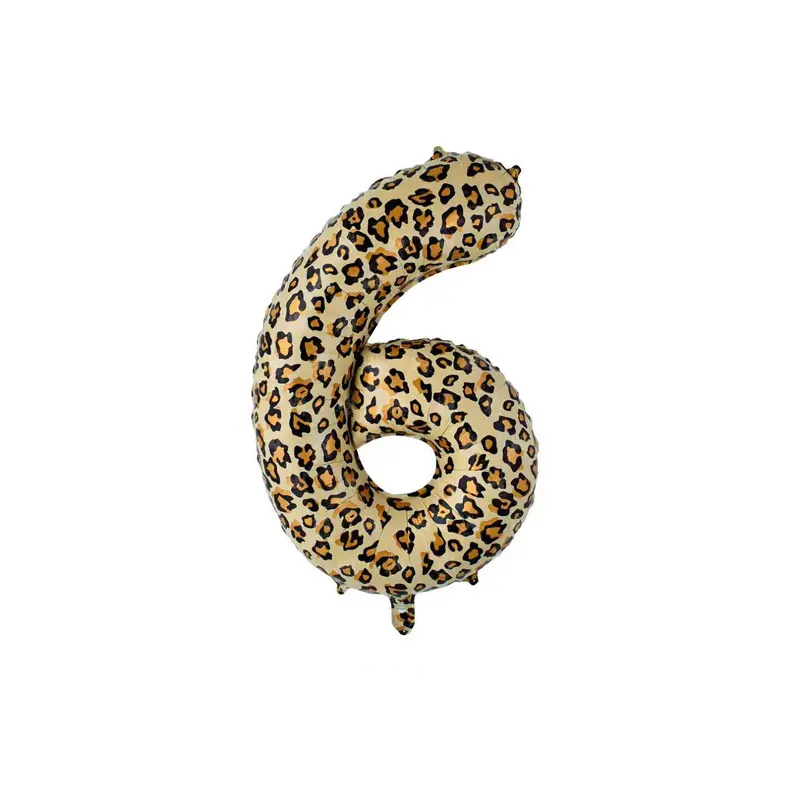 40inch Extra-large leopard print number balloons 0123456789 are suitable for birthday parties, holidays, weddings, anniversaries, and Valentine's Day decorations