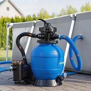 High-Efficiency Pool Sand Filter Pump System – 13" Above/Inground Pool Pump Replacement – 1/2HP 2642GPH or 3/4HP 3435GPH – 7-Way Valve & Strainer Basket – Complete Combo Set