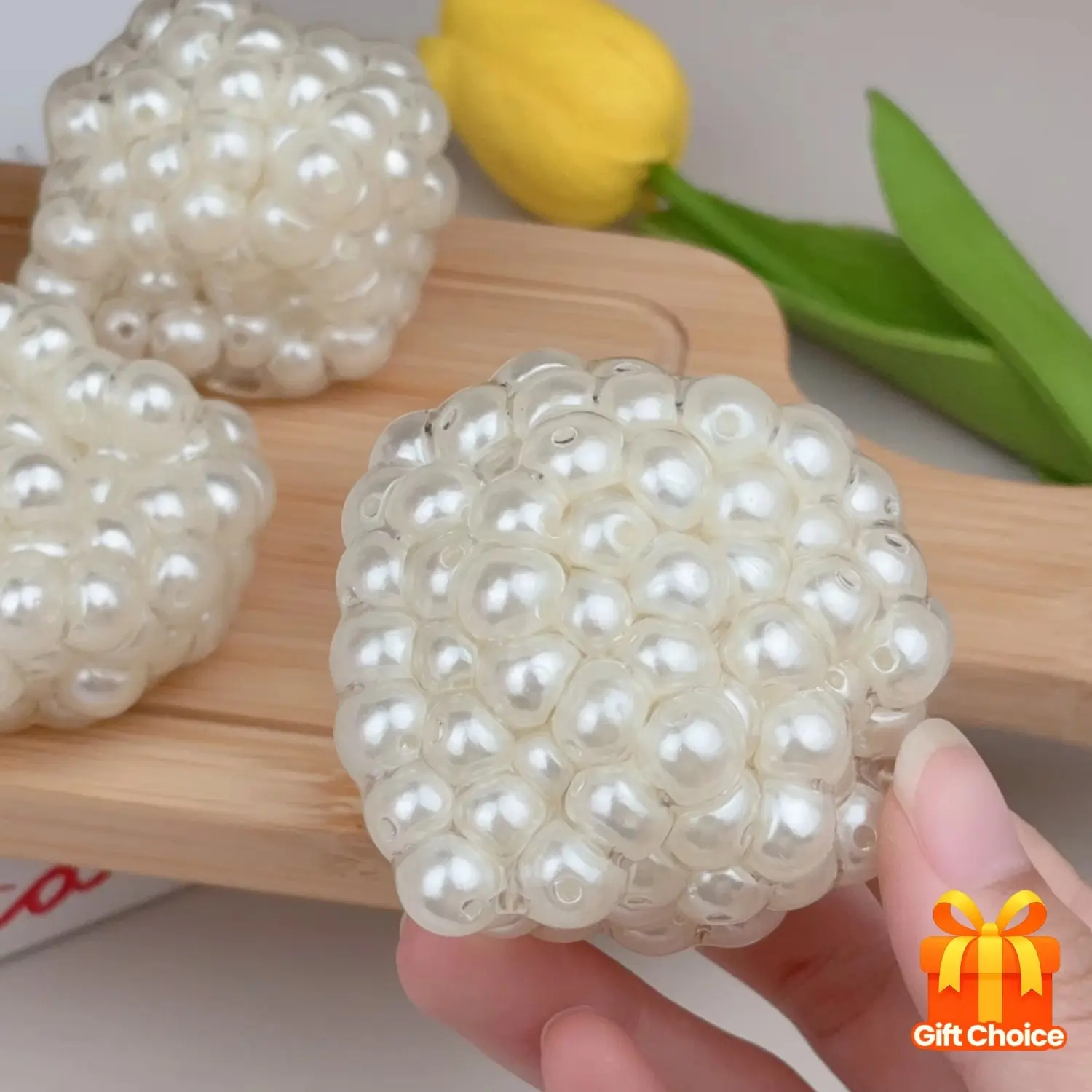 Novel Pearl Slow Rebound Squishy Ball, Sensory Squish Ball, Fidget Squishy, Exquisite Swirl Texture High Gloss, Desk Decor for Office Party Gift, Decompression Ball, Decompression Squeeze Balls, Stress Balls