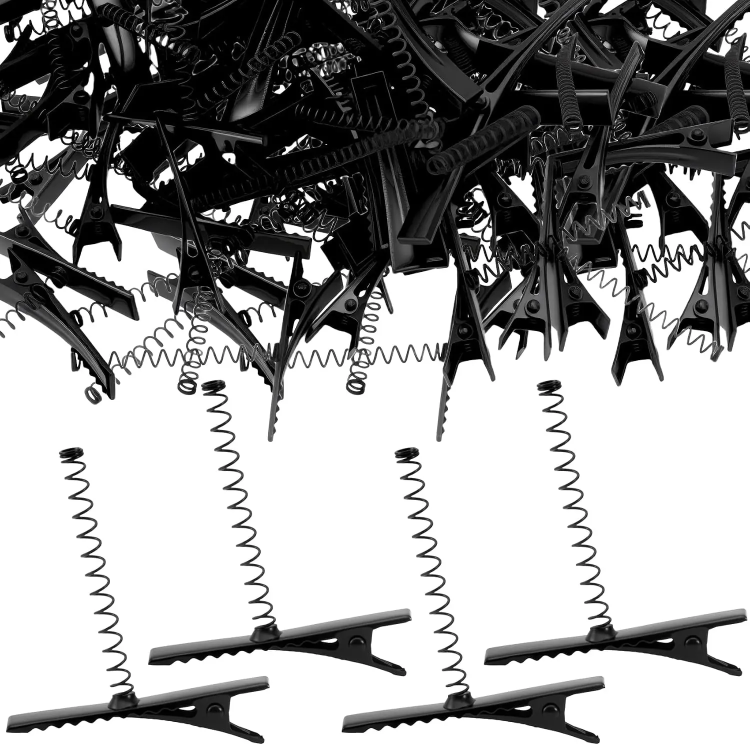 40 count Sprout Clips, Metal Duck Bill Hair Clips, Black | Anti-Slip Sprout Hair Clips, Black  Clips for Hair Styling, Accessories, Party, Festival, DIY