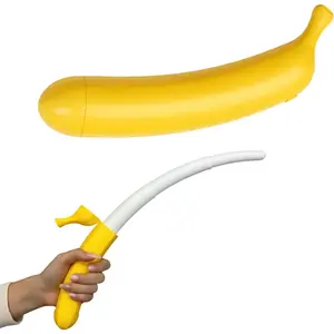 Banana Props, Retractable Banana Props Role-Playing Games and Cosplay Events, 3D Printed Banana Themed Gifts Imaginative Play, Holiday Celebrations and Costume Parties