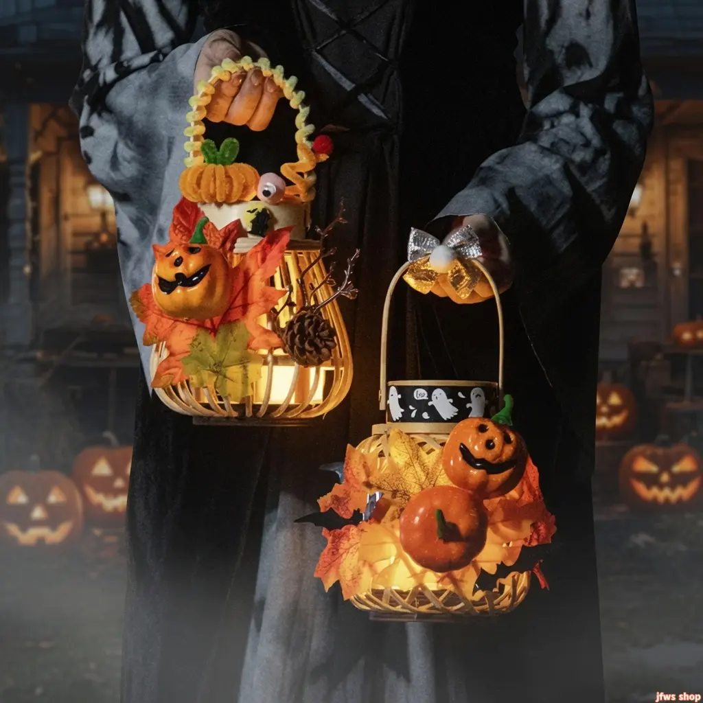 2026 New Halloween Pumpkin DIY Craft Kit for Kids with LED Light Up Build Your Own Lantern Pre Cut Safe Materials Party Favor Classroom Decoration Trick or Treat Activity Home Decor US Design Ornaments homeessentials