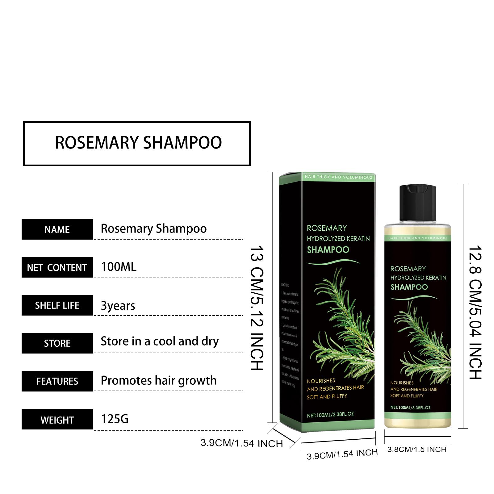 DOHER Rosemary Shampoo Is A Daily Cleansing Shampoo For The Scalp, Moisturizing Hair, Nourishing Natural Luster, Smoothness And Hydration