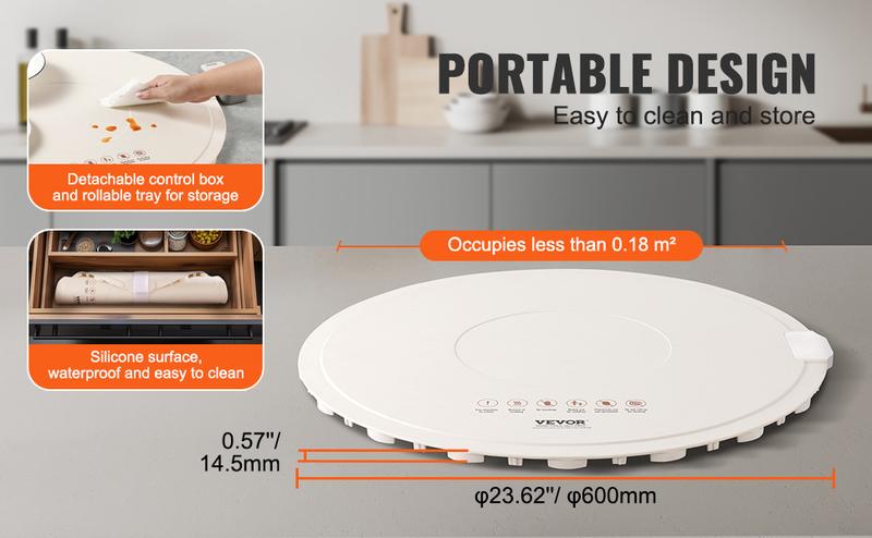 Electric Food Warming Mat Rollable Silicone Warming Tray, 4 Adjustable Temperature Settings With Auto Shut-Off Child Lock, Perfect For Catering And Party Tableware Use Electric Food Warming Mat Rollable Silicone Warming Tray, 4 Adjustable Temperature Settings With Auto Shut-Off Child Lock, Perfect For Catering And Party Tableware Use