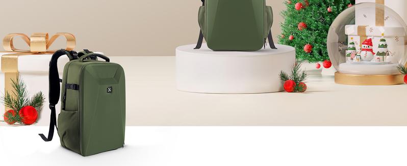 K&F CONCEPT Camera Backpack,Hardshell Photography DSLR Camera Bag with 15-15.6 Inch Laptop Compartment Hard Shell Camera Case Compatible with Canon/Nikon/Sony/DJI Mavic Drone