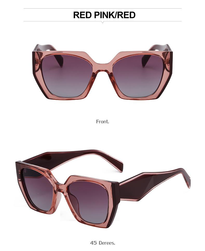 New Fashion Cat Eye Wide Arm Sunglasses for Women High-end Ins Style Wholesale Full Frame UV Protection Sunglasses