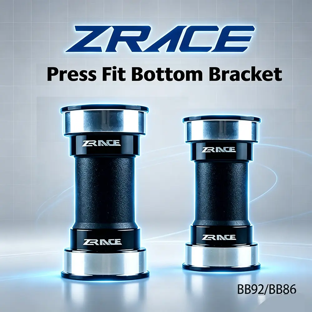 ZRACE 24mm Press Fit Bottom Bracket, Aluminum Cnc, Lightweight, Compatible with BB86/BB92/BB71 Frames, Universal for Road and Mountain Bikes