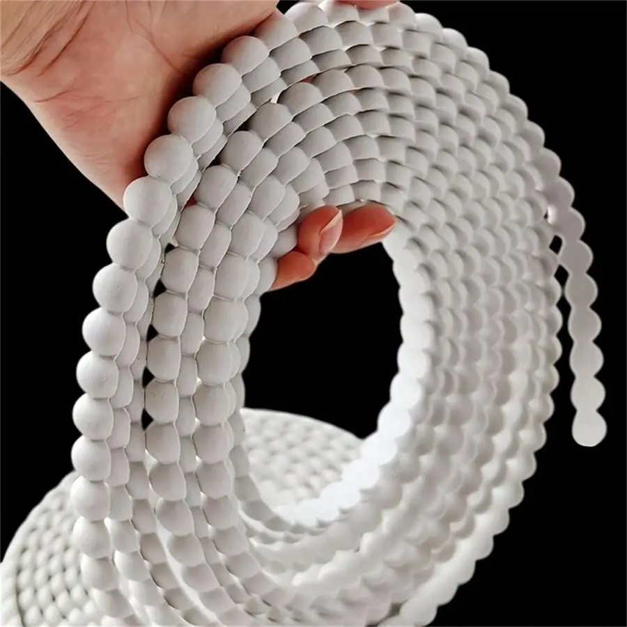 Tearable Bead Edge Decorative Strip, Removable Peel Stick Wallpaper Border, Durable Molding Trim, Ideal for Walls Floors Ceilings, Peel And Stick Wallpaper, Edging Border