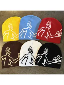 2026 Autumn Winter Fashion Women Hiking Beanie Warm Knitted Cap Street Hip-hop Hat Outdoor Casual Skullies
