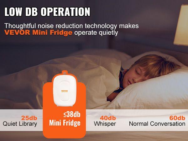 VEVOR Mini Skin Care Fridge, 4 L/6 Can Cute Makeup Fridge for Cosmetics Beverage Fruit Milk, AC/DC Cooler & Warmer, Mute Tiny Refrigerator for Bedroom Office Dorm Desk Car, ETL Certified, White