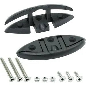 Nylon 5" Folding Cleat Flip Up Dock Cleat Boat Kayak Mooring Cleat Accessories 2 Pcs