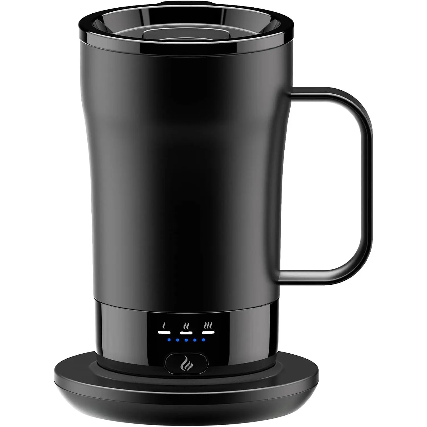 14oz Rechargeable Self-Heating Coffee Mug, Temperature Control Smart Heated Cup Keeps Drinks Hot, Great Gift for Women & Slow Sippers