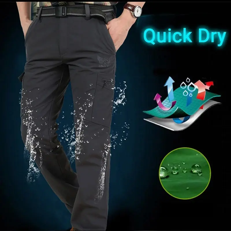 Men's Military Tactical Pants - Waterproof Quick-Dry Breathable Cargo Camping Trousers, essential piece, must have item, trendy style, everyday wear, wardrobe staple, wardrobe essential, must have piece