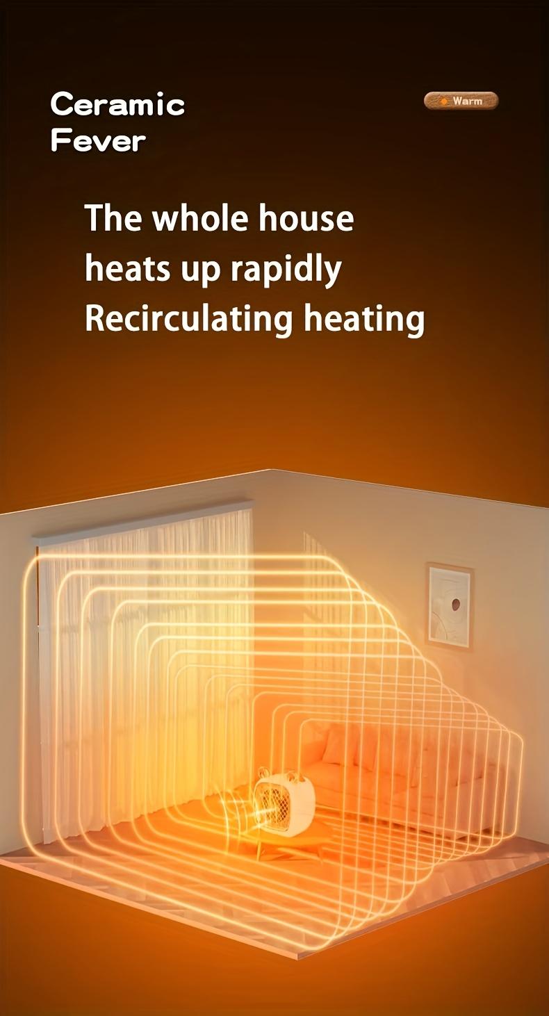 Portable Ceramic Space Heater with Fan, Fast & Quiet Indoor Room Heater for Cat and Dog Houses, Office Desk & Small Rooms, Safe Compact Electric Winter Room Warmer Gift for Thanksgiving Portable Ceramic Space Heater with Fan, Fast & Quiet Indoor Room Heater for Cat and Dog Houses, Office Desk & Small Rooms, Safe Compact Electric Winter Room Warmer Gift for Thanksgiving