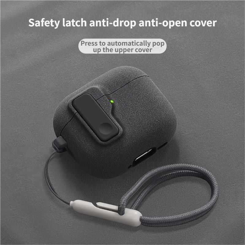 Accessories Suitable for AirPods 1/2/3/4 pro Cases with Safety Lock & Keychain - Secure Soft Cover for Wireless Charging, Button Access & Anti-Slip Grip Accessories Suitable for AirPods 1/2/3/4 pro Cases with Safety Lock & Keychain - Secure Soft Cover for Wireless Charging, Button Access & Anti-Slip Grip